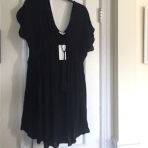 Mango Black Lace Dress/Cover Up